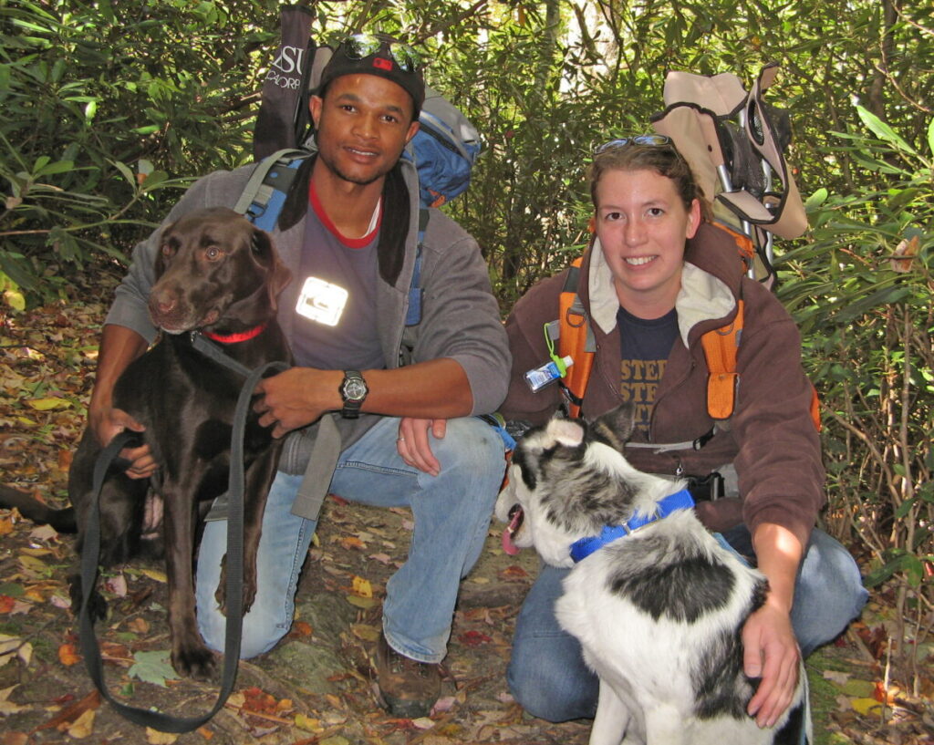 Hiking near the Blue Ridge Parkway