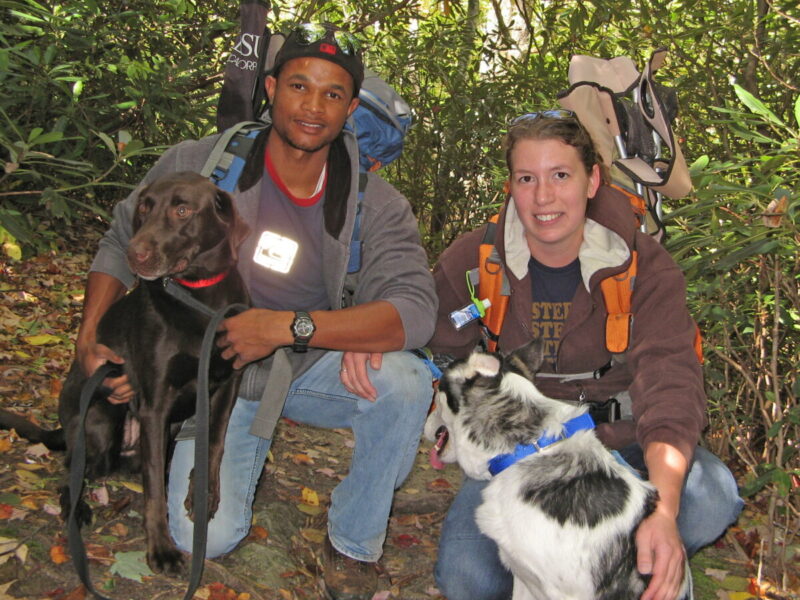 Hiking near the Blue Ridge Parkway