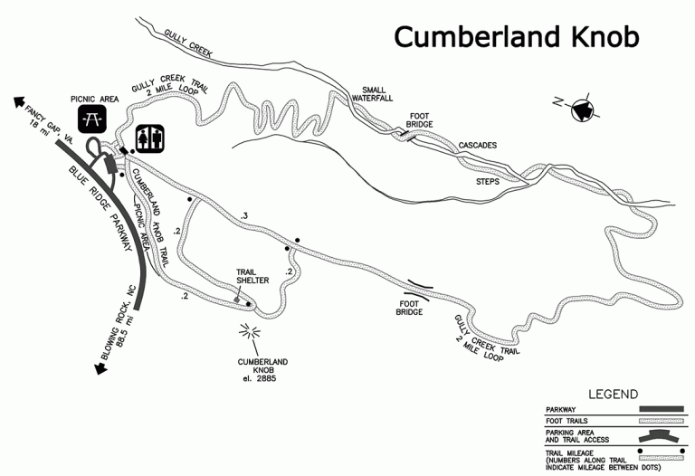Cumberland Knob Blue Ridge Parkway