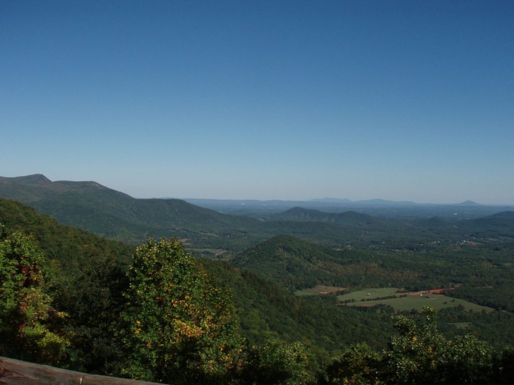 Cumberland Knob, blue ridge parkway