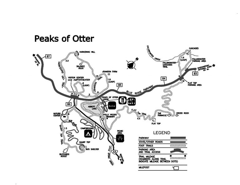 Peaks of Otter - Blue Ridge Parkway