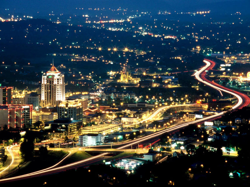 Roanoke Valley from Mill Mountain