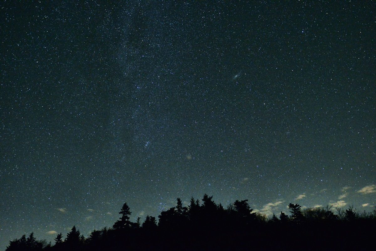 3 Galaxies Over the Balsams