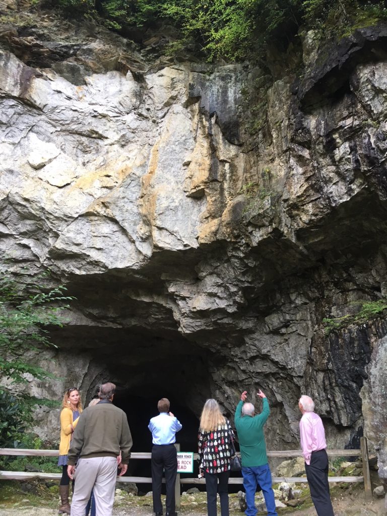BRPA Members photograph Emerald Village mine openings.