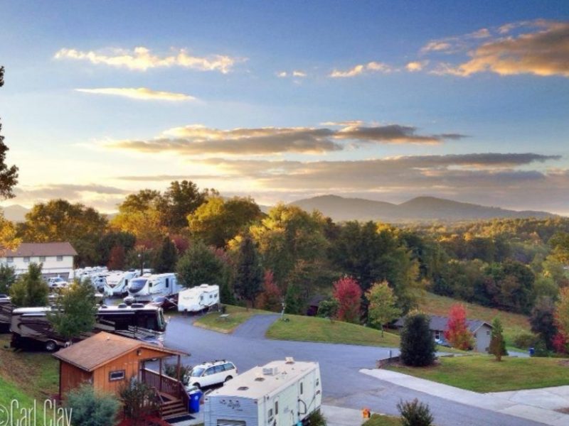 rv travel on blue ridge parkway