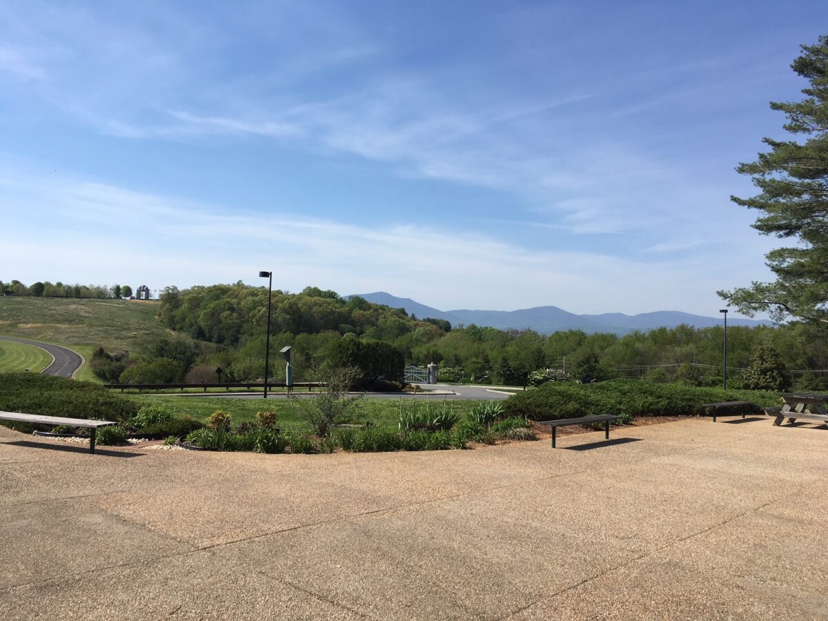 National D-Day Memorial as seen from Bedford Welcome Center