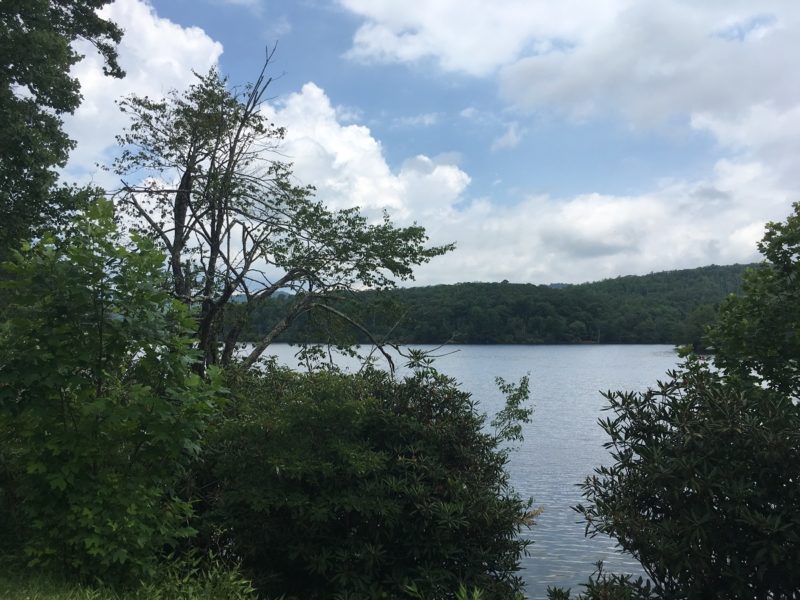 Price Lake is located right on the Blue Ridge Parkway