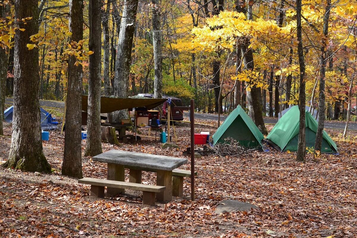 blue ridge parkway camping