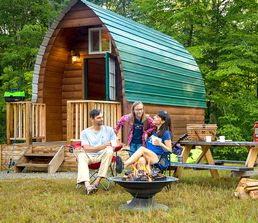 Explore Park Cabin Camping