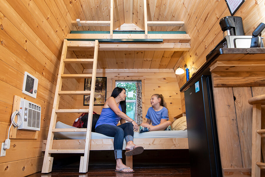 Explore Park Cabin Interior